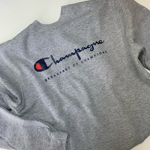 Tops - Champagne Sweatshirt Grey